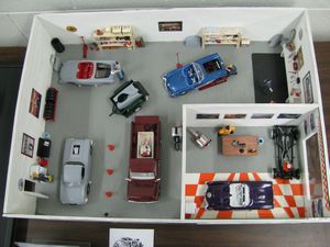 Corvette C1 Shop Diorama