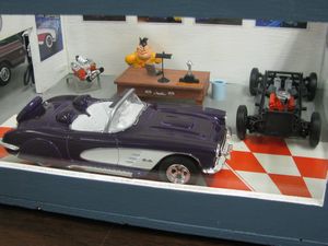 Ccorvette C1 Shop Diorama