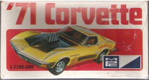 1971 Chevrolet Corvette Sting Ray MPC Model Kit