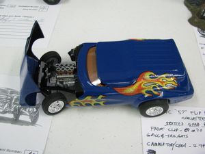 1957 Chevrolet Corvette Custom Wagon Scale Model Car