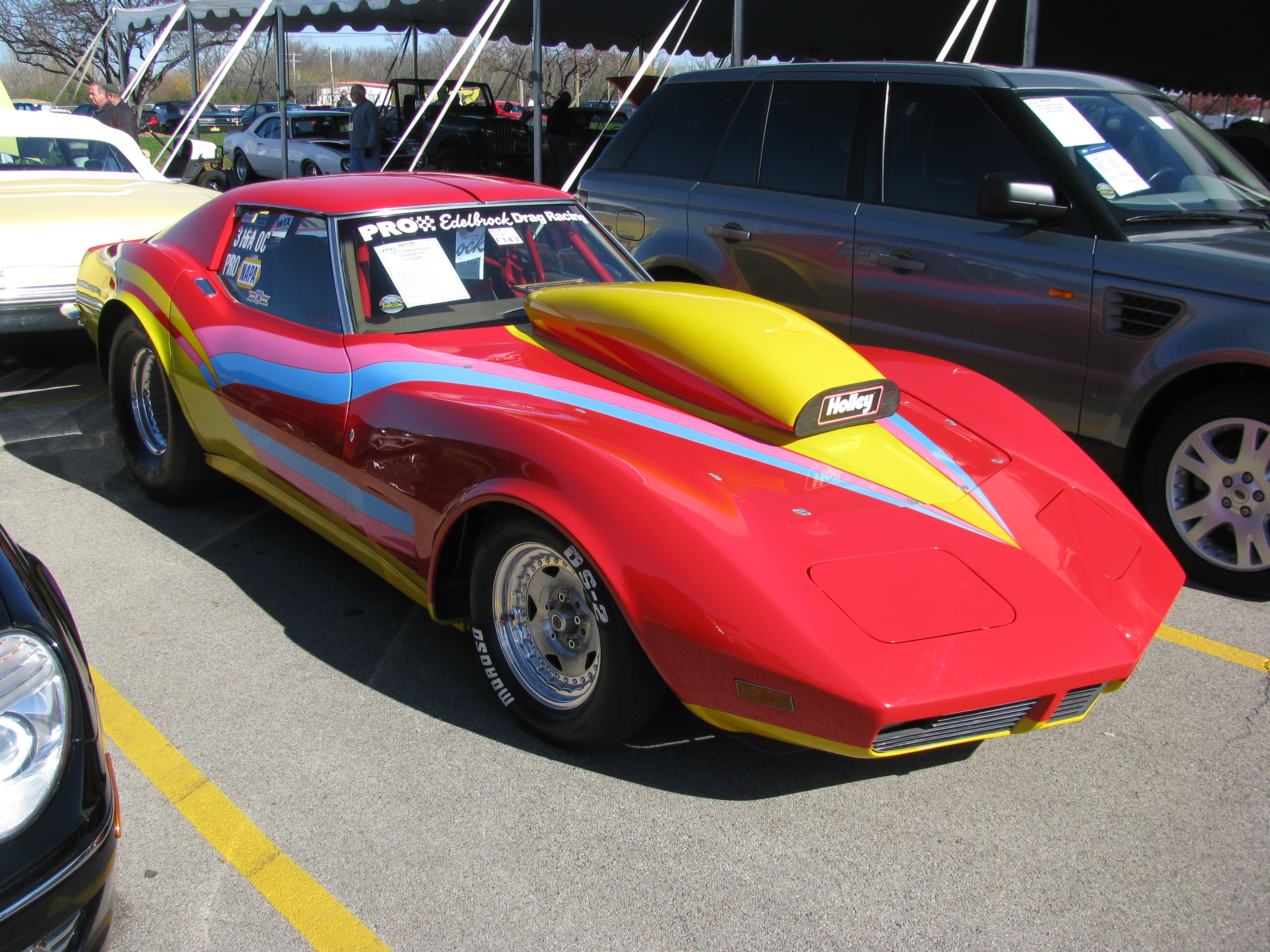 View photo of Drag Racing 1971 Chevrolet Corvette.