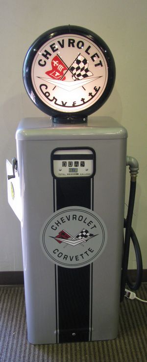 1956 Gas Pump - Chevrolet Corvette