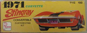 Palmer 1971 Corvette Stingray Convertible Box Art