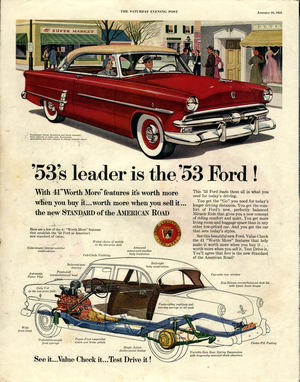 1953 Ford Crestline Advertisement