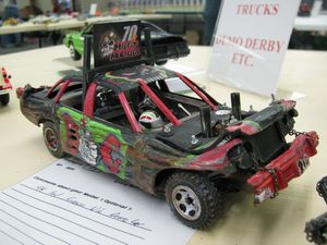 1994 Ford Crown Victoria Demolition Derby Model Car
