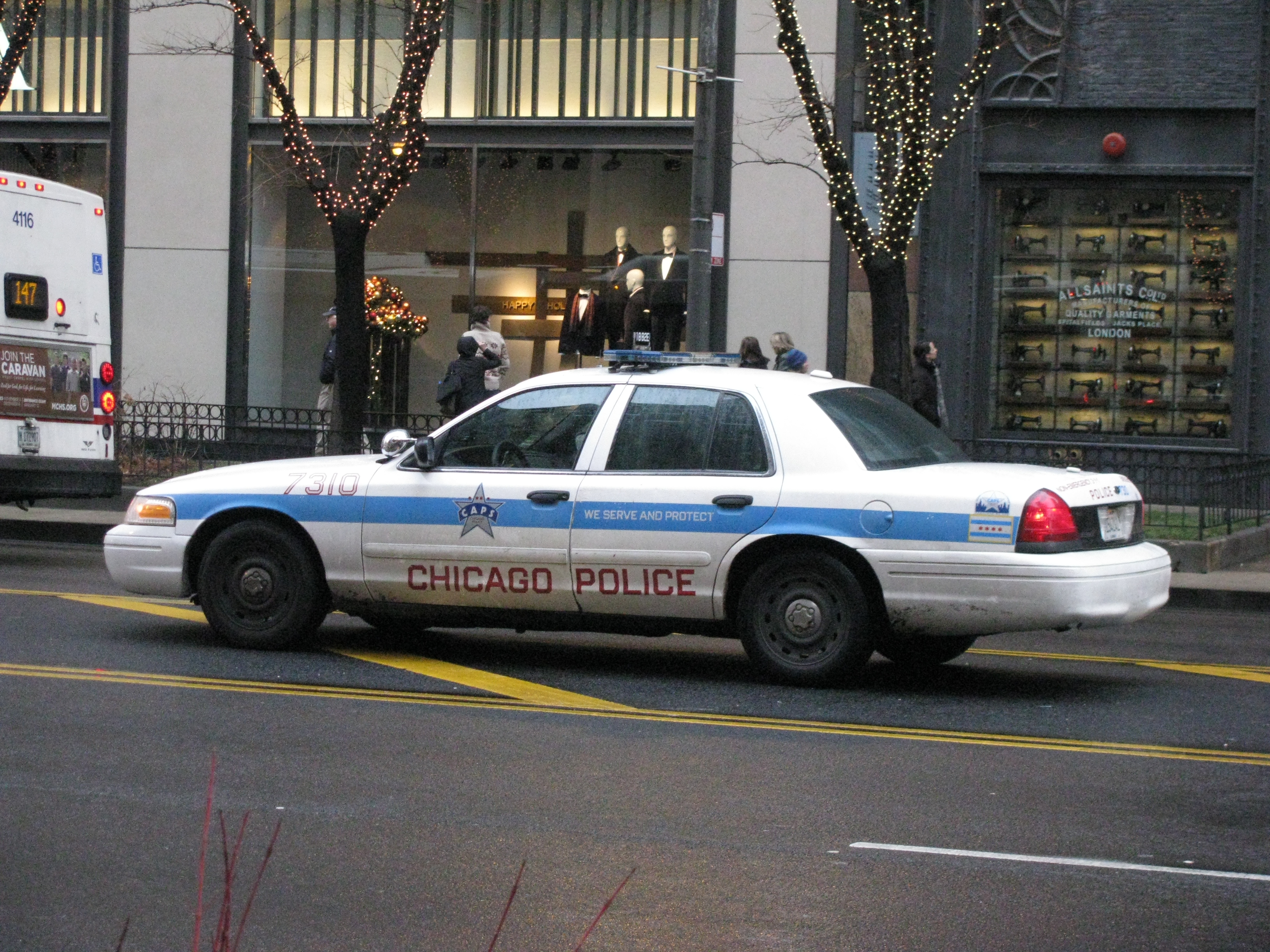 Ford Crown Vic Police Night