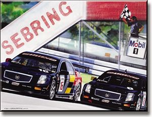Cadillac CTS-V R: 1st and 2nd at Sebring - Cadillac CTS-V SCCA SPEED World Challenge Art