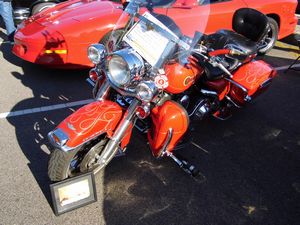 Custom Harley-Davidson Road King 9/11 Firefighter Tribute