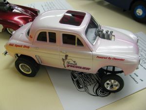 Renault Dauphine Dragster Car Model