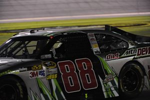 Dale Earnhardt Jr. at the 2012 Daytona 500