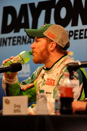 Dale Earnhardt Jr. at the 2012 Daytona 500