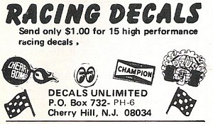 Decals Unlimited Advertisement