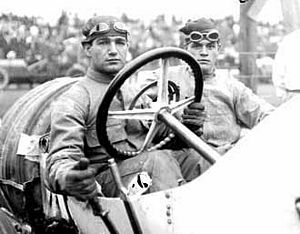 Ralph DePalma and Tom Alley in Elgin Illinois