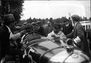 Baron Raymond de Tornaco in his Impéria-Abadal at the 1922 Belgian Grand Prix
