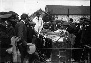 Baron Raymond de Tornaco in his Impéria-Abadal at the 1922 Belgian Grand Prix