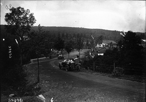 Baron Raymond de Tornaco in his Impéria-Abadal at the 1922 Belgian Grand Prix