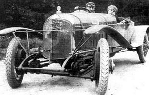 Baron Raymond de Tornaco in his Impéria-Abadal at the 1922 Belgian Grand Prix