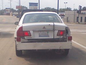 Mitsubishi Diamante with Homemade Wooden Bumper