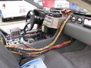 Back to the Future DeLorean DMC-12 Interior