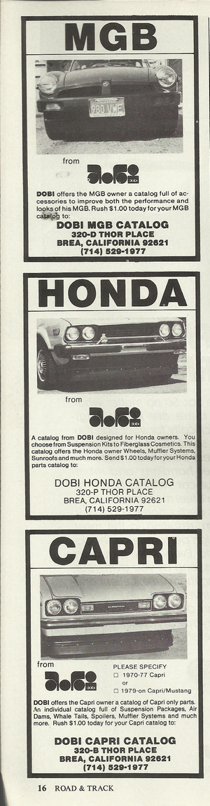 1983 Dobi Advertisement