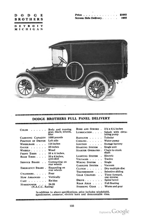 Dodge Brothers Full Panel Delivery