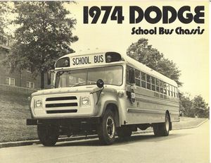 Dodge 1974 School Bus Chassis
