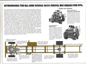 Dodge 1974 School Bus Chassis