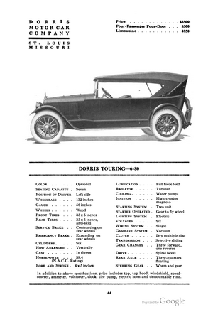 Dorris Touring (6-80)