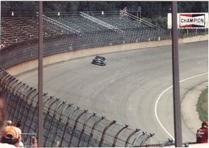 1988 Dale Earnhardt Aero Coupe Chevrolet Monte Carlo at the 1988 Champion Spark Plug 400