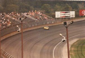 1986 Dale Earnhardt Chevrolet Monte Carlo at the 1986 Champion Spark Plug 400