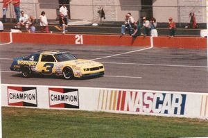 1986 Dale Earnhardt Chevrolet Monte Carlo at the 1986 Champion Spark Plug 400