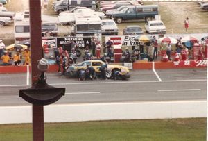 1986 Dale Earnhardt Chevrolet Monte Carlo at the 1986 Champion Spark Plug 400
