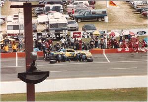 1986 Dale Earnhardt Chevrolet Monte Carlo at the 1986 Champion Spark Plug 400