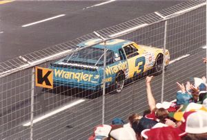 1986 Dale Earnhardt Car at the 1986 Goody's 500