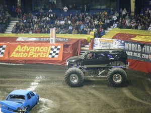 Escalade at Monster Jam February 2010 in Rosemont