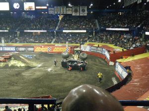 Escalade at Monster Jam February 2010 in Rosemont