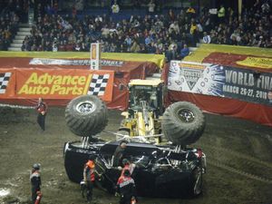 Escalade at Monster Jam February 2010 in Rosemont