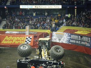 Escalade at Monster Jam February 2010 in Rosemont