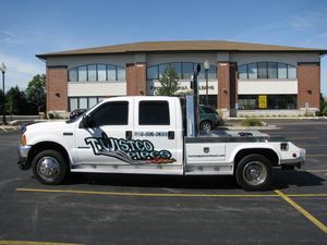 Ford F-550 Twisted Pipes