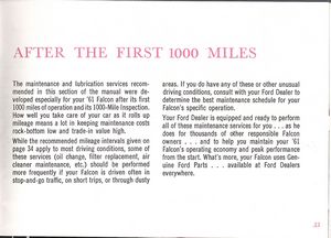 1961 Ford Falcon Owner's Manual Page : Mechanical Maintenance