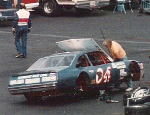 1986 Eddie Falk Car at the 1986 Nationwise 150