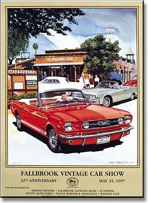 Ford mustang vintage poster #6