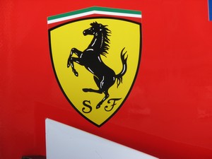 Ferrari Emblem on Formula 1 Car