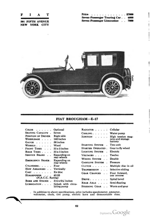 Fiat Brougham E-17