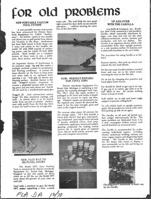 Florida Automotive Journal: December 1970