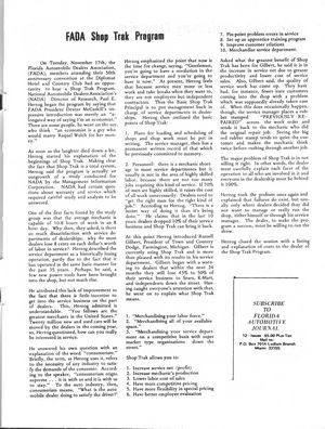 Florida Automotive Journal: December 1970