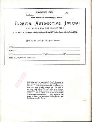 Florida Automotive Journal: December 1970
