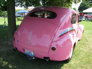 Pink Ford Hot Rod