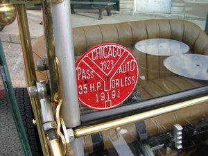 1923 Chicago Vehicle Tax Tag