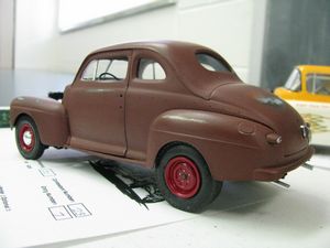 1946 Ford Coupe Rat Rod Model Car